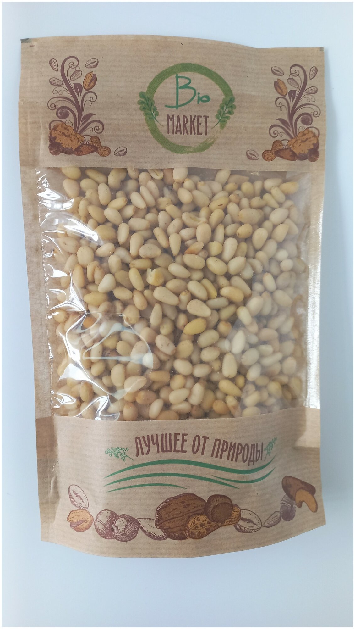 Кедровые орехи очищенные, 100 гр. Bio Market