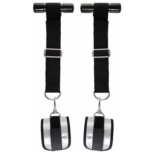 ToyFa Черно-серебристые фиксаторы для рук на дверь Anonymo 212000₽