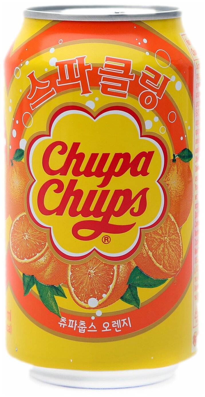 Напиток Chupa Chups Sparkling Orange 0.345л - фотография № 14