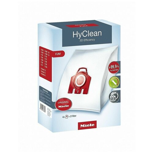 Мешки для пылесосов Miele FJM HyClean 3D Efficiency, 4 шт
