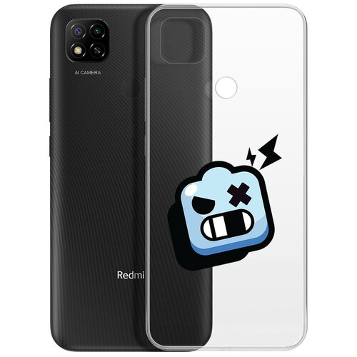 фото Чехол-накладка clear case brawl stars-роборубка для xiaomi redmi 9c krutoff group