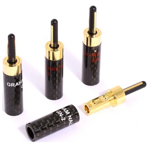 Разъем Банана Graham Nalty GN-2 Gold Plated Banana Plugs разъем банана wireworld bangcrp04 banana plugs gold 4 штуки