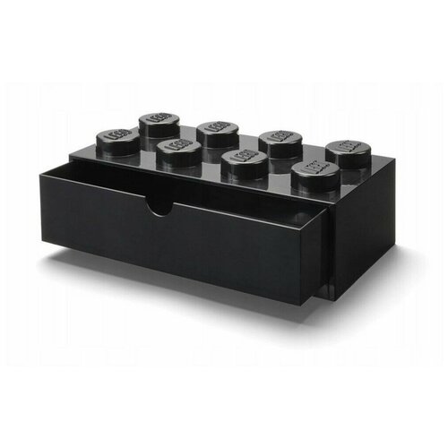 фото Ящик для хранения lego desk drawer 8 черный