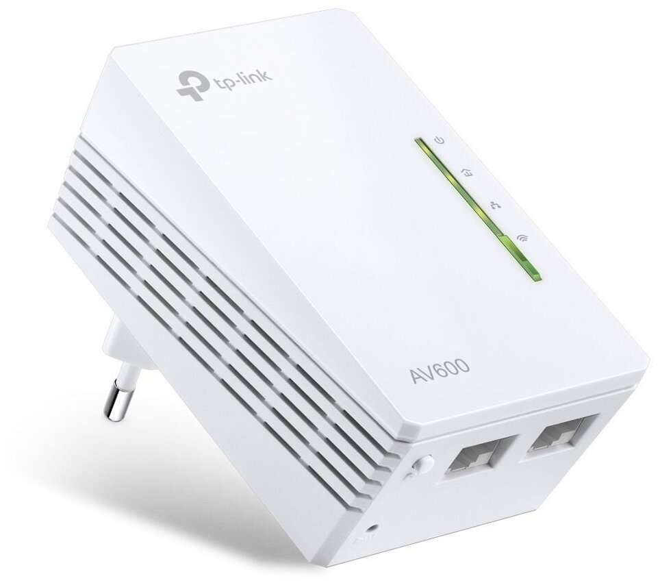 Сетевой адаптер Powerline TP-Link TL-WPA4220 AV600 Fast Ethernet (антенна внутренняя)