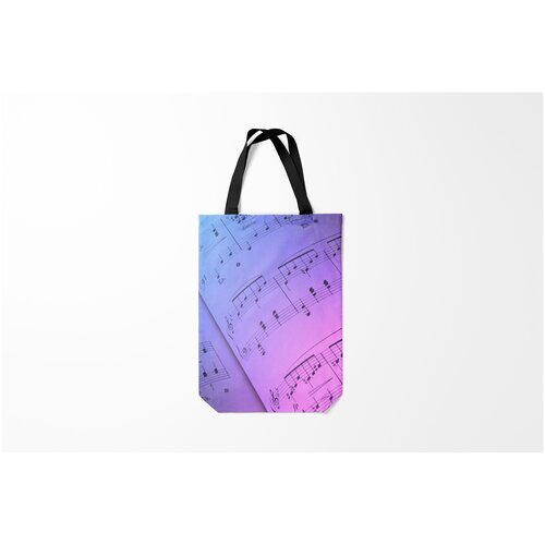 фото Сумка-шоппер / 31х42 см / разная музыка / ноты burnettie