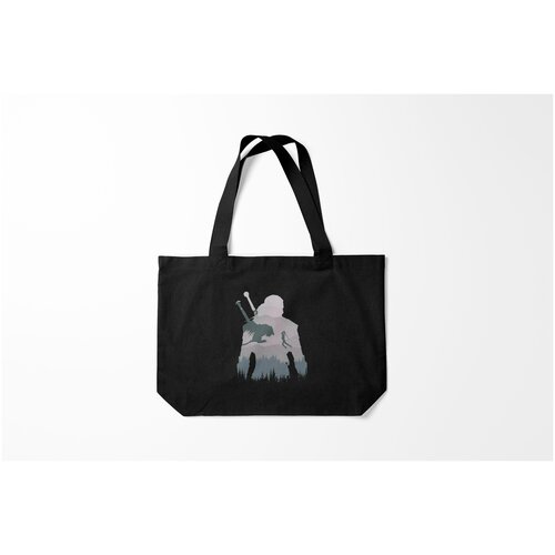 фото Сумка-шоппер / 46х35 см / геймерам / the witcher burnettie