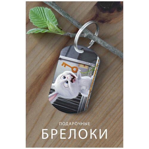 фото Брелок для ключей тайная жизнь домашних животных подарок ребенку на день рождения, брелок детский, женский, брелок на рюкзак сумку пенал zhenya cloud
