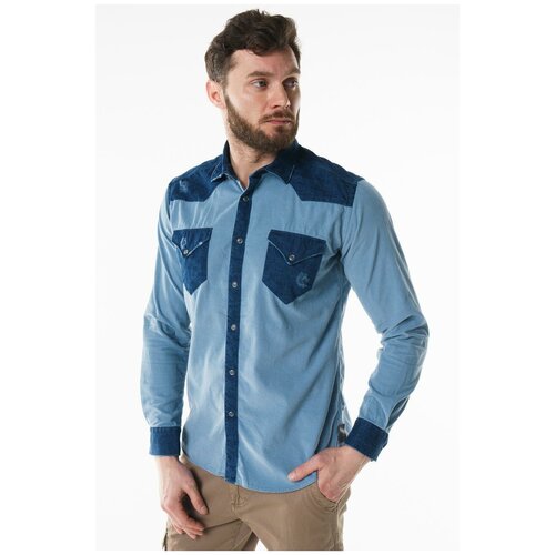 Рубашка Sahera Rahmani 9011424-40 Голубой 48