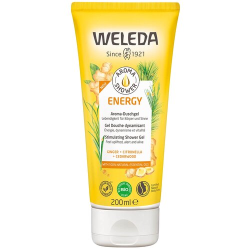 Гель для душа Weleda Energy, 200 мл, 200 г