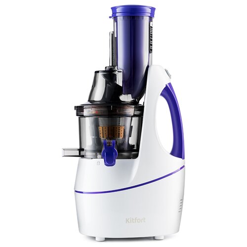 Шнековая соковыжималка Kitfort КТ-1104-3 белыйфиолетовый 2145900₽
