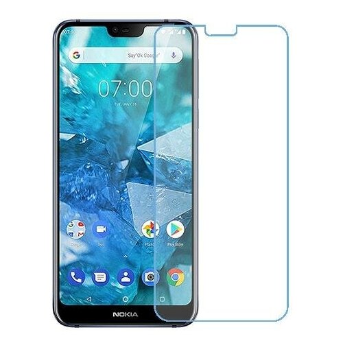 Nokia 7.1 защитный экран из нано стекла 9H одна штука