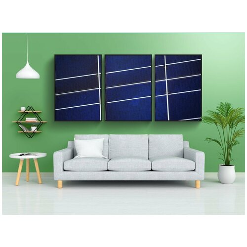 фото Набор модулных постеров для интерьера "окружающая обстановка, фотоэлектрический, энергия" 60x90 см. в тубусе, без рамки lotsprints