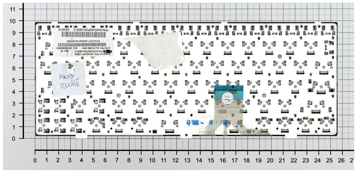 Клавиатура для нетбука Asus 550103100-035-G русская черная версия 2