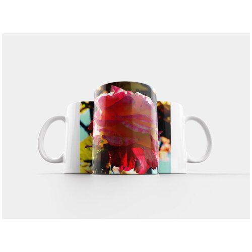 фото Кружка "роуз, три цвета, садовый цветок" 320 мл lotsprints