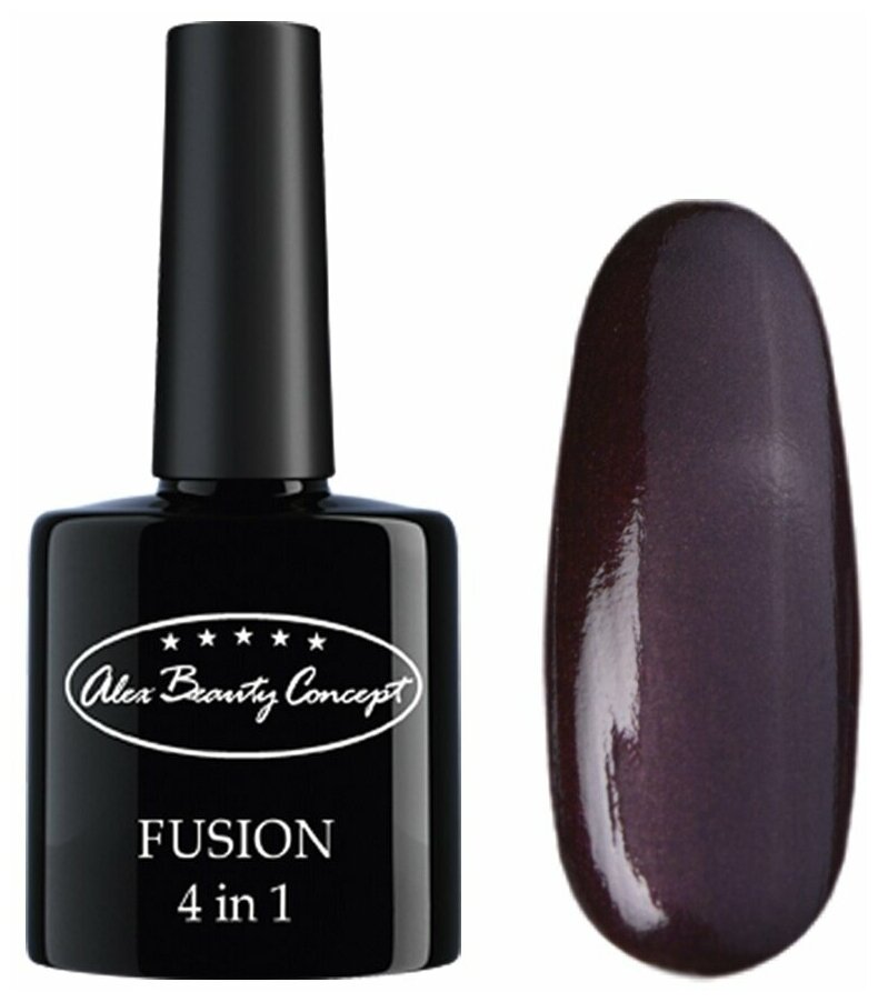 Alex Beauty Concept Гель-лак FUSION 4 IN 1 GEL,7.5 мл, цвет темно-фиолетовый 70054