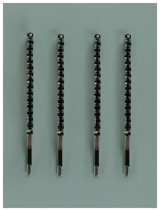 Невидимки (заколка, аксессуар) для волос (4 шт) DoppiGroup