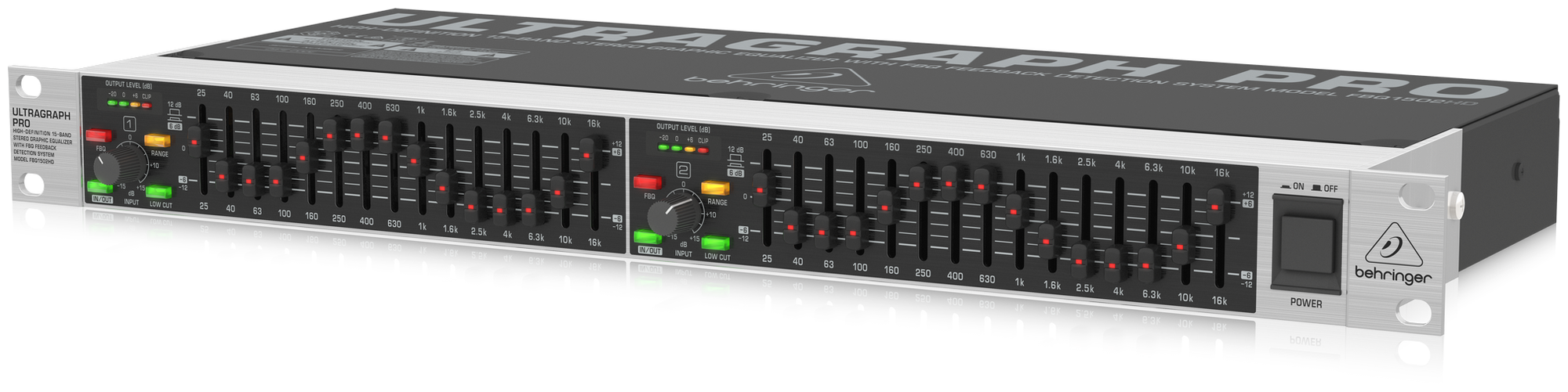 Behringer FBQ1502HD эквалайзер стерео графический 15 полос