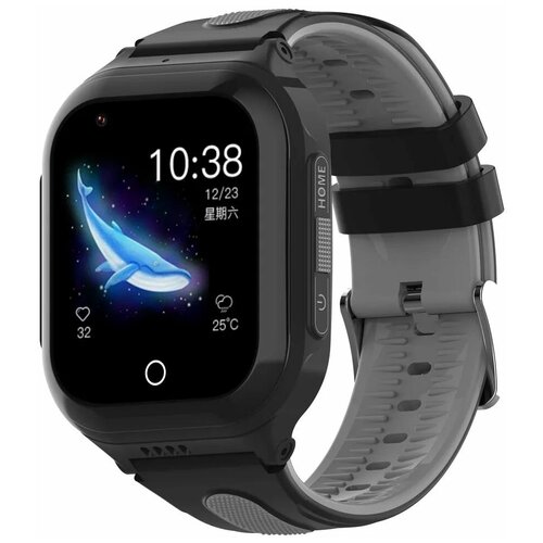 Детские умные часы Smart Baby Watch Wonlex KT24S GPS WiFi камера 4G черные водонепроницаемые 829000₽