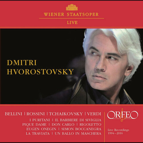 Компакт-диск Warner Dmitri Hvorostovsky – Weiner Staatsoper Live: Bellini/ Rossini/ Tchaikovsky/ Verdi audio cd dmitri hvorostovsky ‎