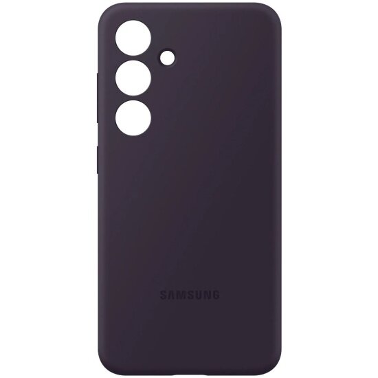 Чехол Samsung для Galaxy S24, Silicone Case, темно-фиолетовый (EF-PS921TEEGRU)