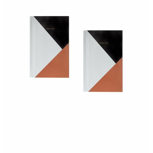 Attache Economy Бизнес-тетрадь Office Style, А5, 80 л, клетка, коричневый, 2 уп