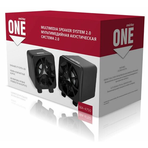 Колонки PC Smartbuy ONE SBA-4750 черные 40000₽