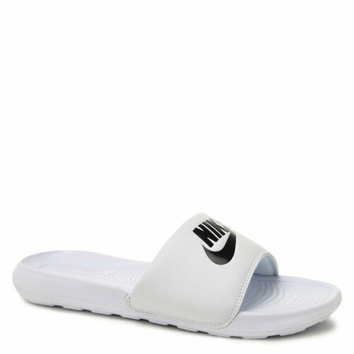 шлепанцы victori one slide nike sportswear цвет black volt Шлепанцы NIKE, размер 41, белый