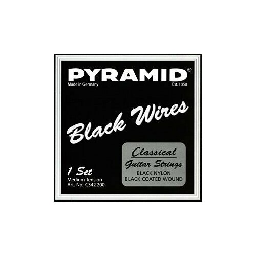 black pyramid pattern 6 s coffee team Струны для классической гитары Pyramid C342200