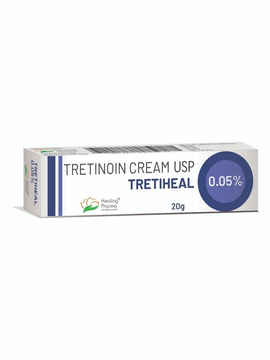 Крем третиноин 0,05% Tretinoin Cream USP 0.05%, Healing Pharma, 20 г ...