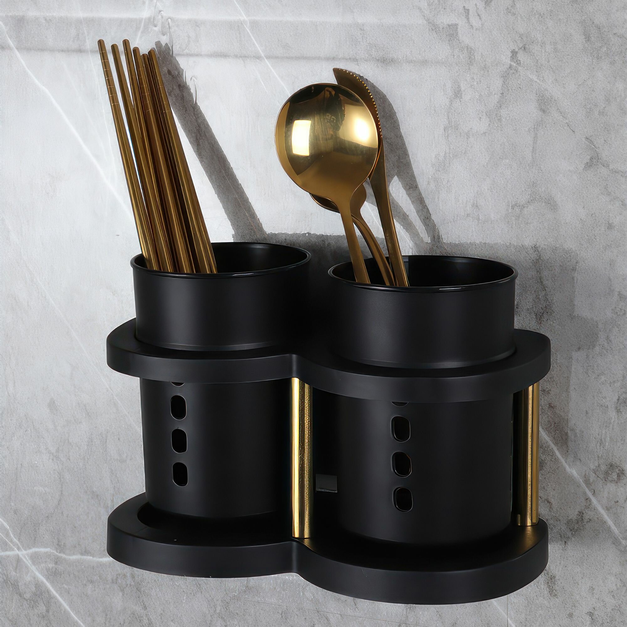 фото Подставка для столовых приборов / Сушилка-органайзер для кухонной утвари.