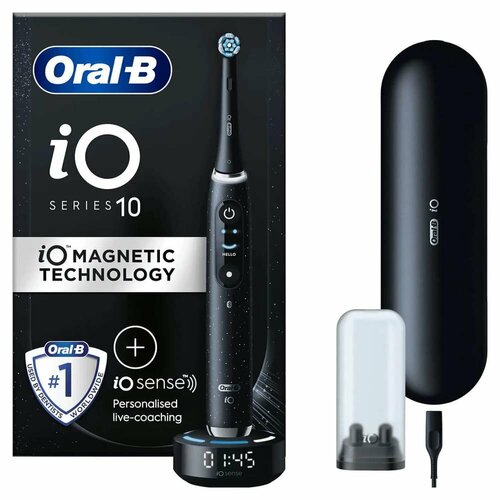 Электрическая зубная щетка Oral-B iO Series 10 Luxe Edition Черный оникс OBIOS10BLK 4199000₽