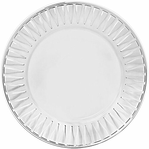 Набор из 2 тарелок Murano Ottico круглая 15 см прозрачный стекло Vidivi VDVM100880 1296₽