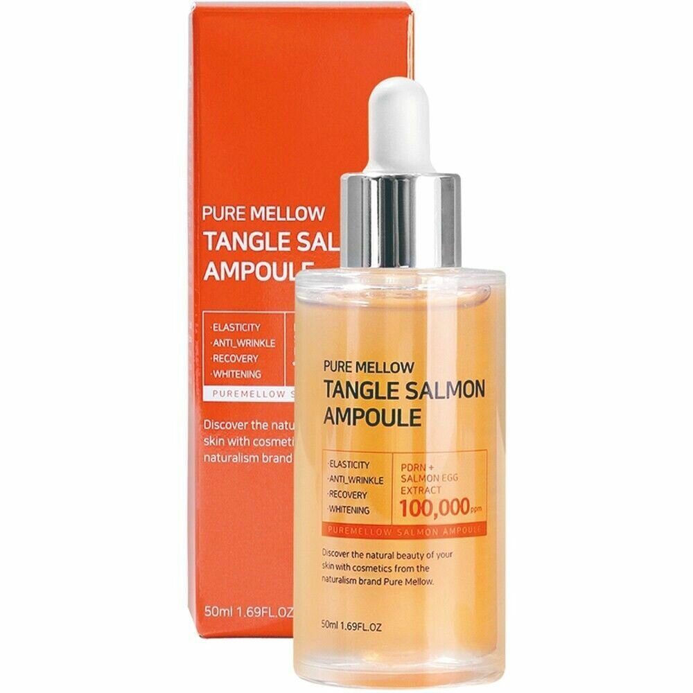 PURE MELLOW Многофункциональная сыворотка для лица Tangle Salmon Ampoule