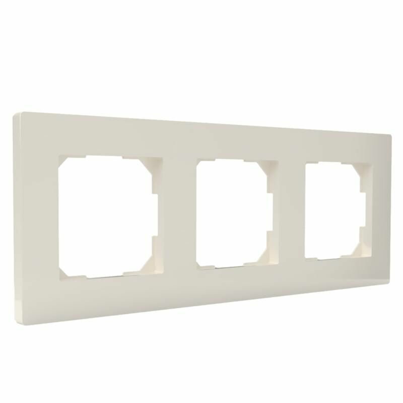 Рамка 3-м Pixel универс. беж. TOKOV ELECTRIC TKE-PX-RM3-C02 - фото №3