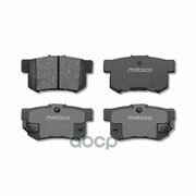 Колодки Тормозные Задние Дисковые К-Кт Honda Civic 4d (2006-2012), Suzuki Sx4 (2006-2013) METACO арт. 3010-015