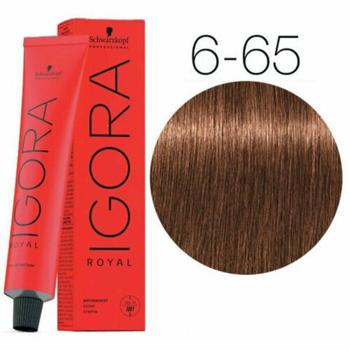 schwarzkopf professional igora royal шварцкопф игора роял стойкая крем краска для волос 60 мл роял 5 65 светлый коричневый шоколадный золотистый Schwarzkopf Igora Royal - 6-65 Темный русый шоколадный золотистый Стойкая крем-краска для волос 60 мл