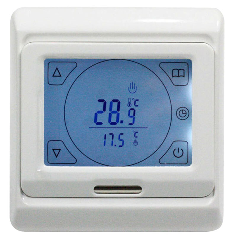 Терморегулятор программируемый для теплого пола E91 белый