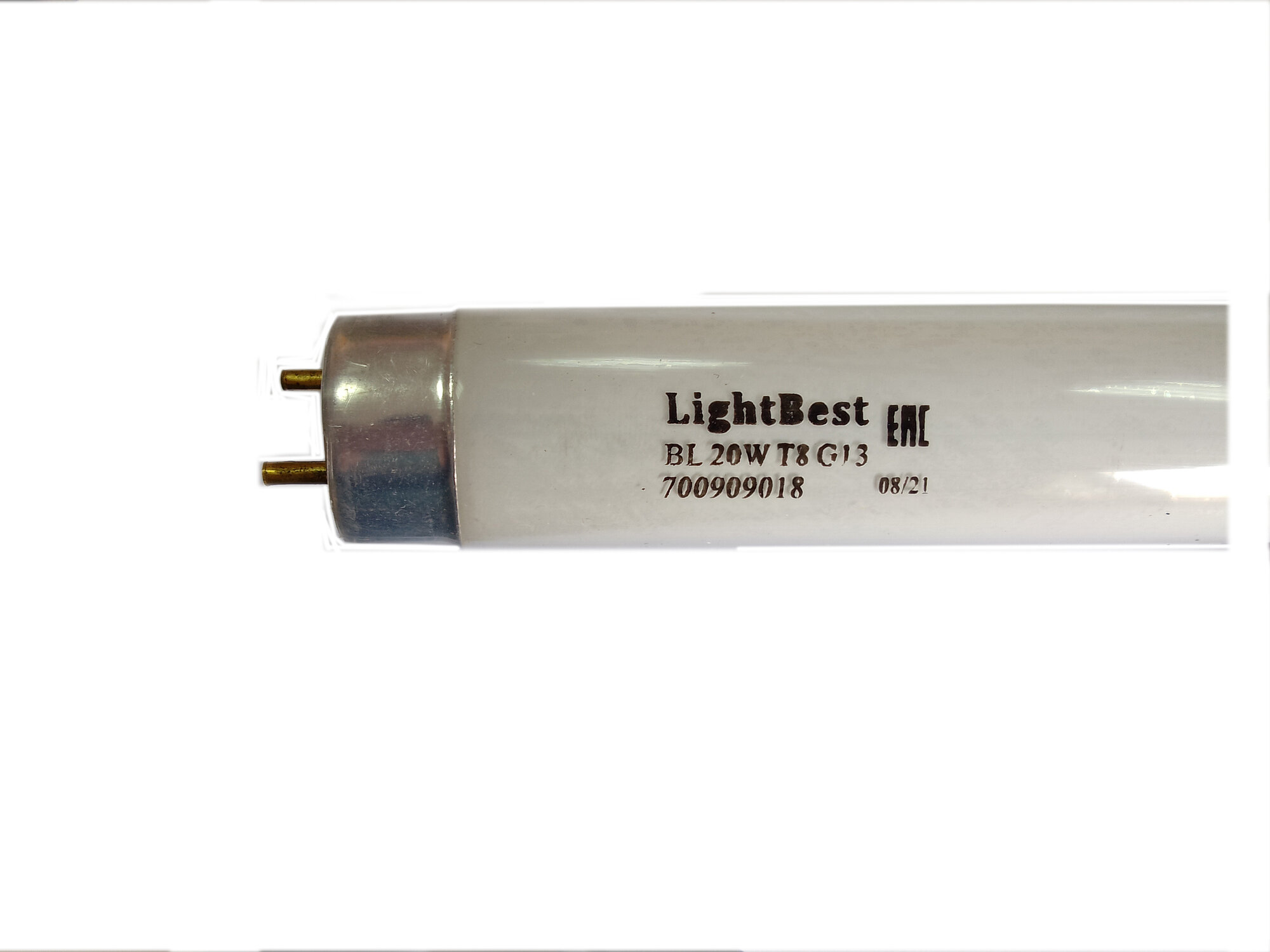 Лампа инсектицидная в пленке в ловушки для насекомых LightBest BL 20W T8 G13 355-385nm L=579mm