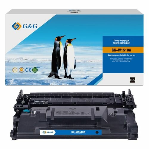 Картридж G&G GG-W1510A, W1510A, черный / GG-W1510A