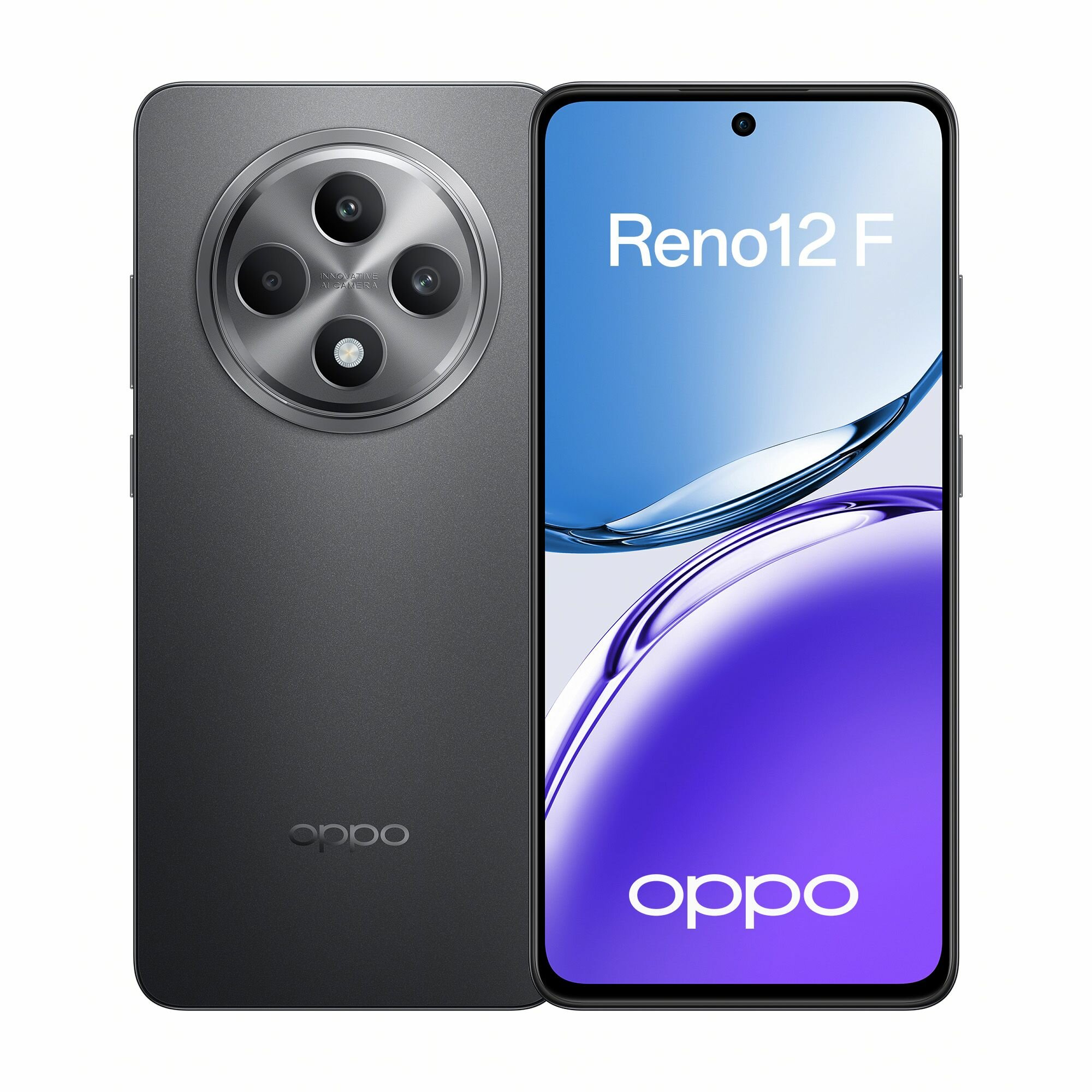 Смартфон OPPO Reno12 F 8/512 Гб, цвет серый, IP64 противоударный корпус — фото 1