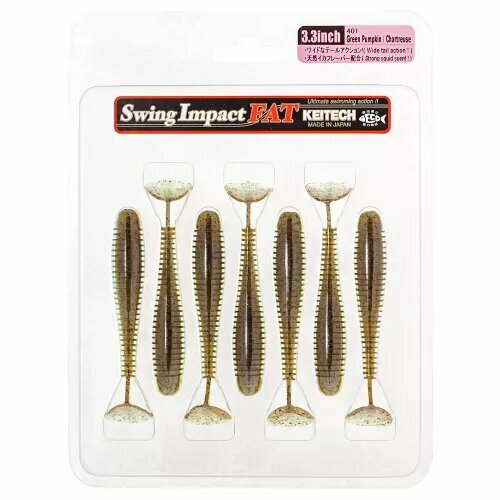 Силиконовая приманка Keitech Swing Impact Fat 4.8 #401 12см. 5шт.