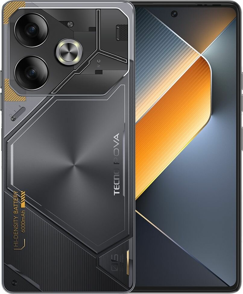 Смартфон Tecno Pova 6 12/256 ГБ Grey