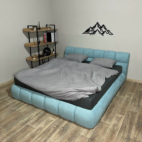 Изображение товара Кровать VIERO Букле, мягкое изголовье, 180х200 см, с ортопедическим основанием и подъемным механизмом