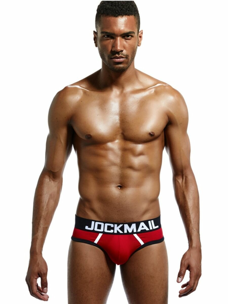 Мужские трусы джоки красные JOCKMAIL JM4047-8 XL (50)
