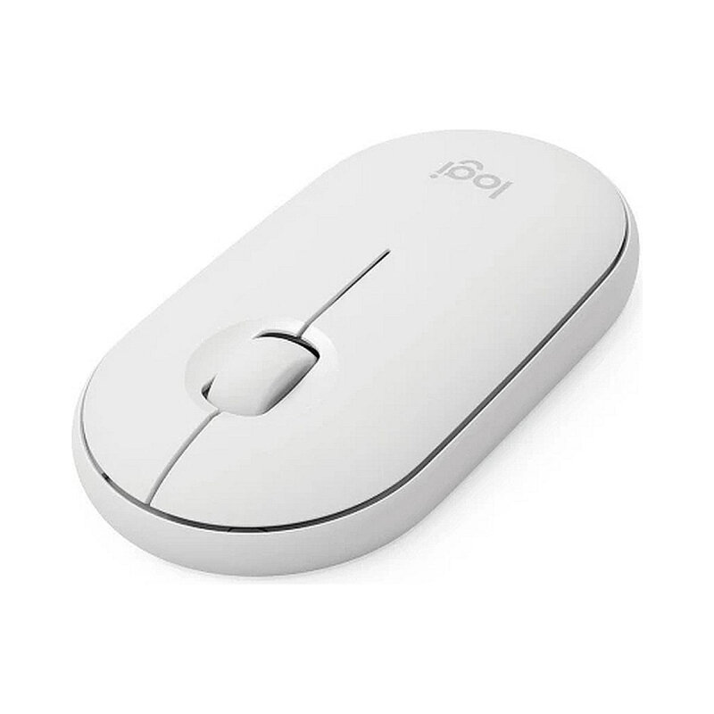 Мышь компьютерная Logitech Pebble M350 Off-white WLS (910-005716) — фото 1