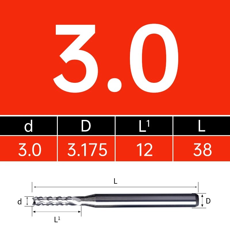 Weitol фрезы-кукурузы 10 шт, 3.0mm