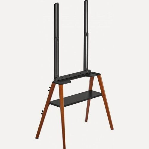 Изображение товара Подставка для телевизора Cactus CS-ST3645BKWN черный/орех 43"-65" макс.40кг напольный