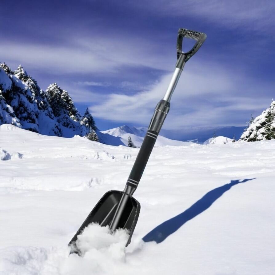 Лопата автомобильная для уборки снега Складная/ Лопата для снега