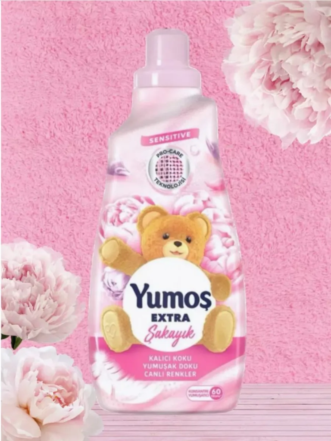 Кондиционер для стирки белья, Yumos Extra "Sakayik" аромат, 1440 мл. — фото 1