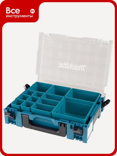 Изображение товара Кейс с органайзером Makita MAKPAC тип 1x105 395x295, для хранения аксессуаров